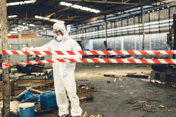 Professional Biohazard technician working in Alpine, NJ